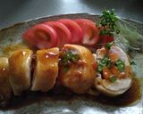 鶏もも肉の野菜巻甘酢ロール作り方7写真