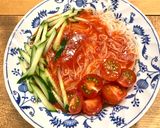 そうめんでトマトの冷製パスタ風作り方4写真