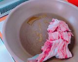 ＊シソ香る豚肉と長ネギのみぞれパスタ＊作り方3写真