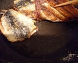 イワシの押し付けせんべい焼作り方6写真