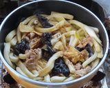豚肉と棒湯葉と黒木耳の中華風炒めうどん作り方12写真