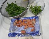 にんにくタップリ‼️蟹🦀かま入りニラ卵作り方5写真