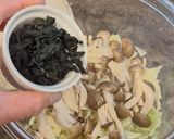 豆腐干とキャベツの中華風ごまポン和え作り方4写真