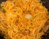 もちもちうどんナポリタン【冷凍うどん】作り方4写真