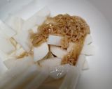 切って混ぜるだけ長芋なめたけぽん酢作り方2写真