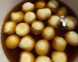 冷凍里芋でねっとり甘い煮っ転がし作り方2写真