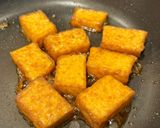 夏の夕飯の副菜にカリッと厚揚げの甘辛ごま照り作り方5写真