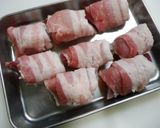 簡単！鰤の生姜焼き　豚バラまきまき作り方2写真