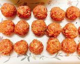 黄金比万能タレ♡で照り焼きミートボール作り方2写真