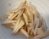 れんこんきんぴら、カレー味。作り方1写真
