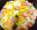 ウインナー炊き込みのチーズグラタン作り方4写真