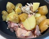 新じゃがと鶏肉の絶品マスタードクリーム煮作り方2写真