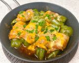 ワンパンで♪ピーマンの肉巻きチーズ作り方9写真