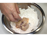 二度揚げ♪片栗そぼろ！鶏もも唐揚げ★動画作り方13写真