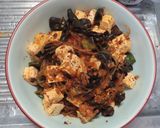 麻婆豆腐春雨茄子青椒木耳ピーマンキクラゲ作り方10写真