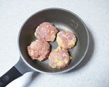 豚こま肉とアルファ化米のまるでハンバーグ作り方5写真