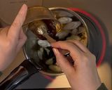 プルコギのタレで甘口ワカメスープ作り方5写真