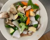 お一人様梅クリーミー味根菜たっぷり野菜炒作り方12写真