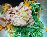 水菜と人参ツナサラダ(無水鍋QC使用)作り方3写真
