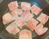 甜麺醤の甘辛味噌ダレの、豚バラ丼作り方3写真