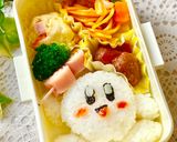 お弁当おにぎり☆星のカービィ弁当作り方6写真
