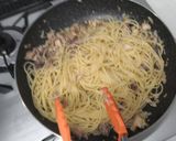 鯖缶のレモン風味のペペロンチーノ風作り方7写真