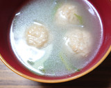 ヨウサマの減塩鶏三和つくね春雨スープ作り方3写真