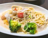 簡単！シーフードチーズパスタ作り方6写真