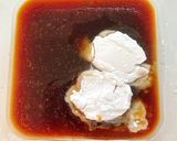 焼肉の生だれで 包まない餃子の具丼作り方6写真