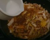 仕上げは溶き卵!白菜を使った麻婆春雨作り方7写真