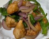 【簡単夕食】鶏胸肉と野菜の揚げ炒め作り方5写真