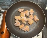 さっぱり！鶏もも肉と水菜の塩レモン炒め作り方5写真