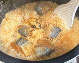 サバ味噌缶の炊き込みご飯作り方4写真