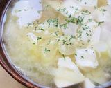 ミニ豆腐＆長ネギのササッと味噌汁作り方3写真