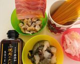 焼肉の生だれで シーフードパスタ作り方2写真