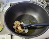 男子飯！炭火焼きチキンの豆乳チーズクリームパスタ作り方2写真