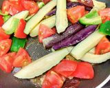 なすとトマトのピリ辛炒め作り方3写真