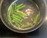 春✿*アスパラとふわふわ玉子のスープ作り方3写真