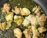 簡単！バジル香る♪ガーリックチーズチキンソテー作り方5写真