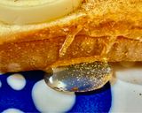 飴パリ！厚切りハムとクリームチーズの琥珀トースト作り方8写真