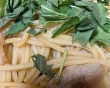簡単　和風豚肉とレタスえのきのパスタ作り方19写真