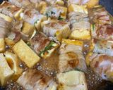 焼き揚げ豆腐の豚チーズしそ巻き作り方3写真