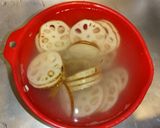 蓮根の豆腐入り鶏挽肉挟み焼き作り方3写真