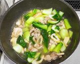 チンゲン菜のかた焼きそば作り方6写真