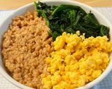 鶏胸肉のふわとろ親子丼😋めんつゆで簡単10分作り方13写真