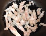 きのことほうれん草の和風パスタ作り方3写真