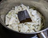 キャベツの芯のたいたん。ゆず風味作り方2写真