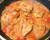 フレンチ鶏もも肉のバスケーズ風作り方9写真