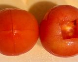 丸ごとトマトの和風冷製スープ作り方1写真