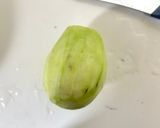 簡単⭐︎ 水茄子とイチジクの生ハムサラダ作り方3写真